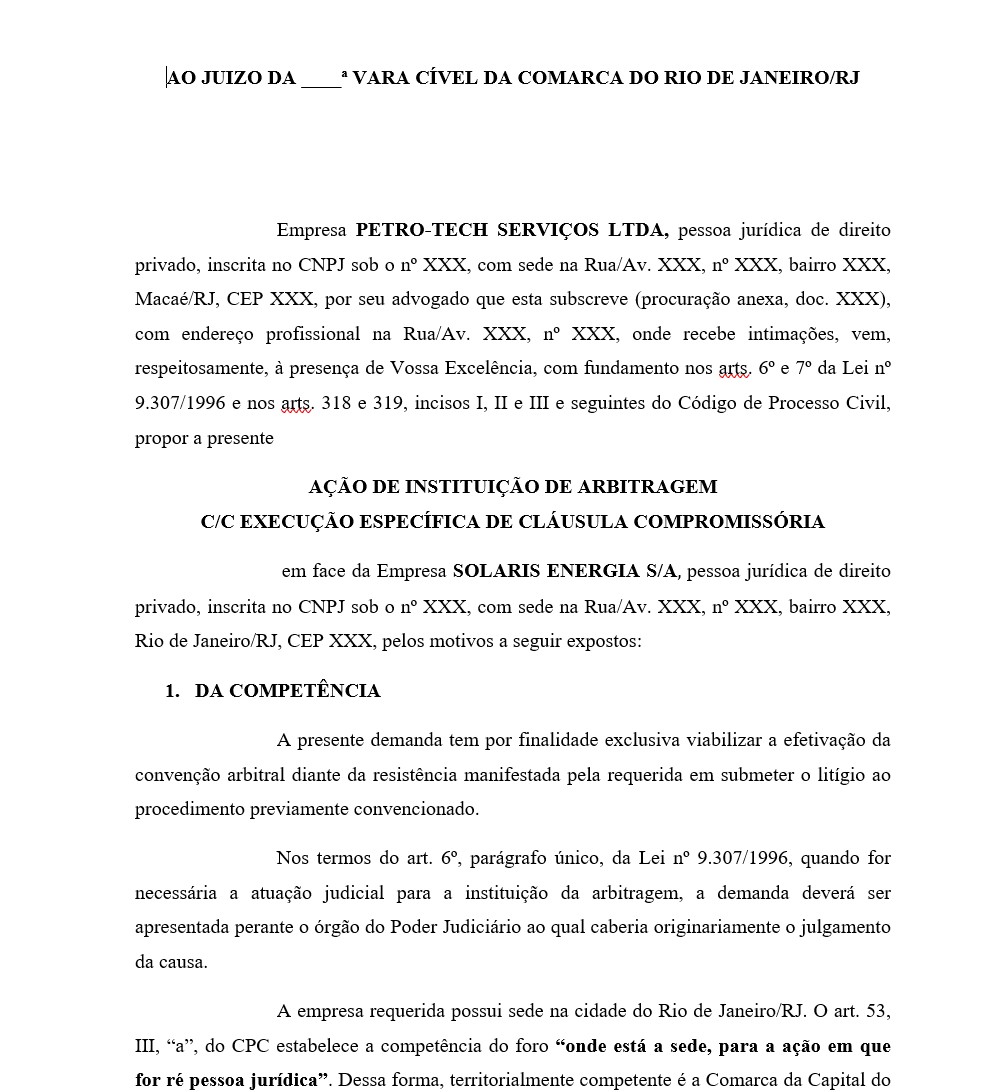 02 - Direito Civil Seção 02 PETRO-TECH x SOLARIS - Arbitragem - Image 2